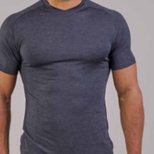 Seamless grey men’s t-shirts