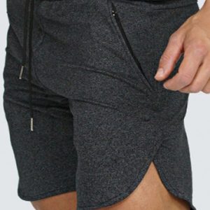 Dark grey men’s workout shorts