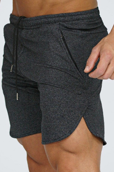 Dark grey men’s workout shorts