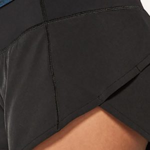 Black plain women’s shorts