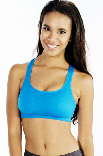 Aqua Blue Gym Bra Wholesale Australia, USA, Canada