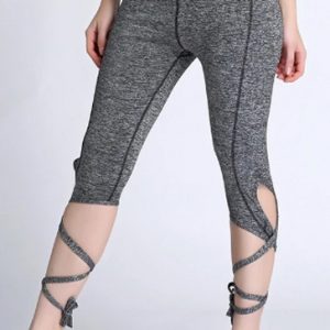 Grey strappy women’s capri