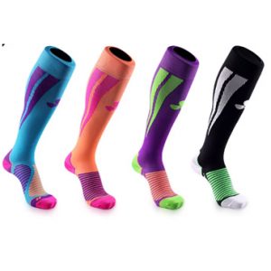 Printed multi-colored appealing socks