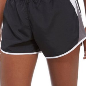 Black and white shorts