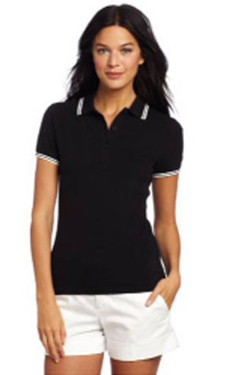 Bulk Black Womens Polo T Shirts Manufacturer in USA, Australia, Canada ...