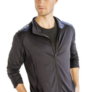 Dark steel grey men’s yoga jackets