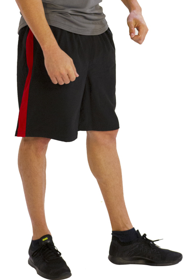 Black and red men’s shorts