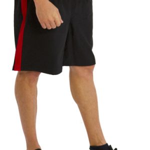 Black And Red Mens Gym Shorts Wholesale