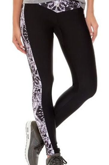 Wholesale Black and Grey Abstract Printed Bulk Leggings Suppliers in USA