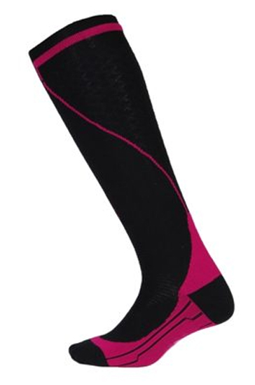 Black and Dark Pink Fitness Socks Wholesale