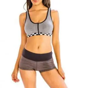 Simple Grey Sports Bra Manufacturer