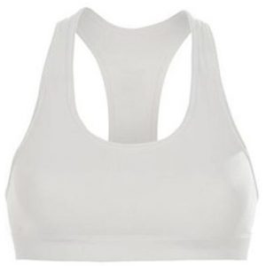 White Simple Sports Bra Manufacturer
