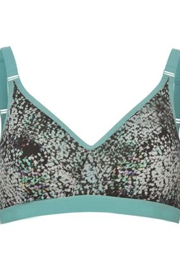 Abstract Printed Jazzy Sports Bra Wholesale