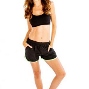 Glossy Black Sports Bra Manufacturer