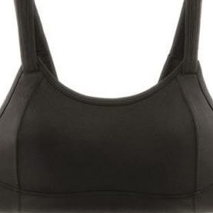 Fuss Free Black Sports Bra Manufacturer