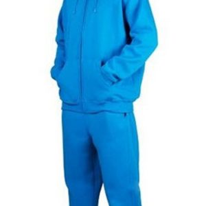 Bright aqua blue men’s sweats