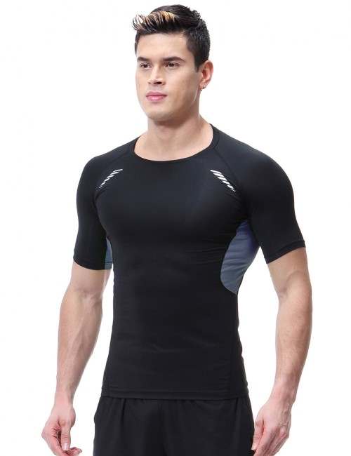 Wholesale Mens Breathable Cardio Fitness T-Shirt