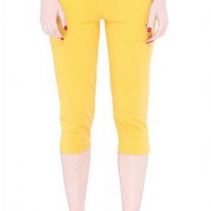 Wholesale Yellow Capri for Women