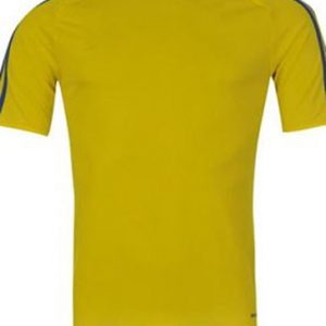 Bright yellow and blue men’s t-shirts