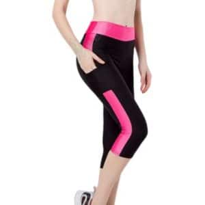 black with pink accents capri pants suppliers