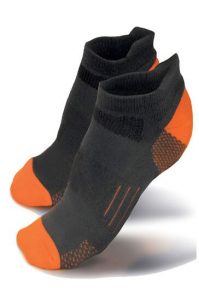 GYM Sport Cotton Socks Orange Color Combination