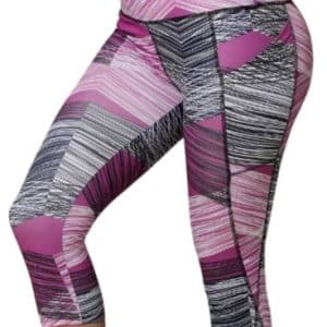 abstract printed wholesale capri pants