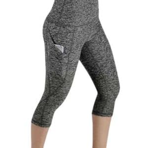 wholesale textured grey slim fit capri for women suppliers