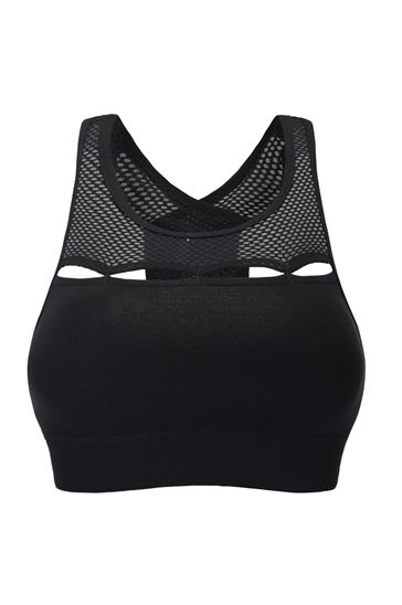 Womens Sports Bras Yoga Shirts In Black Activewear Clothes