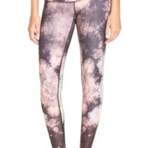 Peach and Grey Tie and Dye Leggings Manufacturer