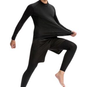 wholesale black mens compression wear