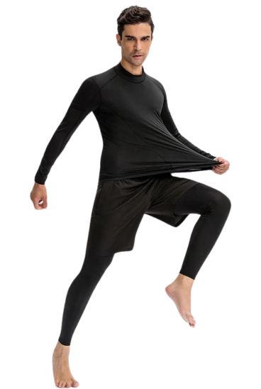 wholesale black mens compression wear