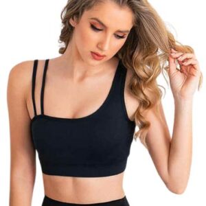 wholesale stylish black women sports bra