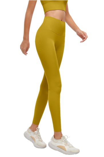 yellow green sports leggings manufacturer