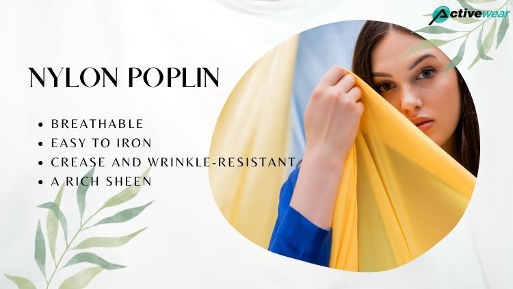 nylon poplin fabric for clothing