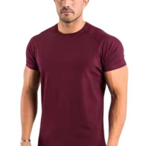 burgundy men active t-shirts manufacturer
