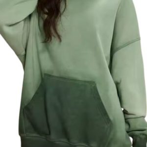 wholesale green oversized women hoodies manufacturer