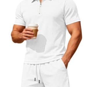 pure white gym clothes producers