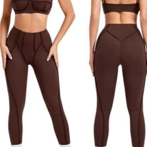 brown inside out workout leggings manufacturer